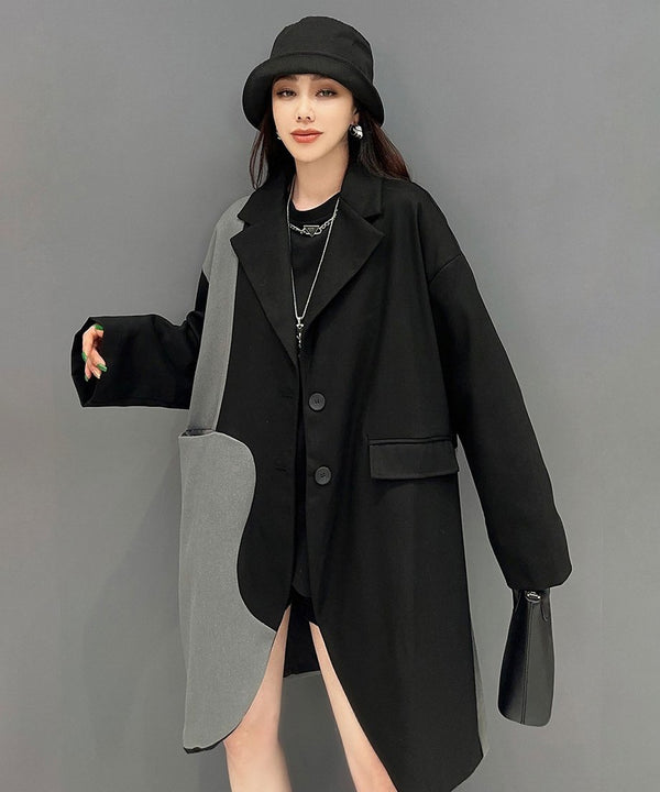 Bicolor Long Jacket